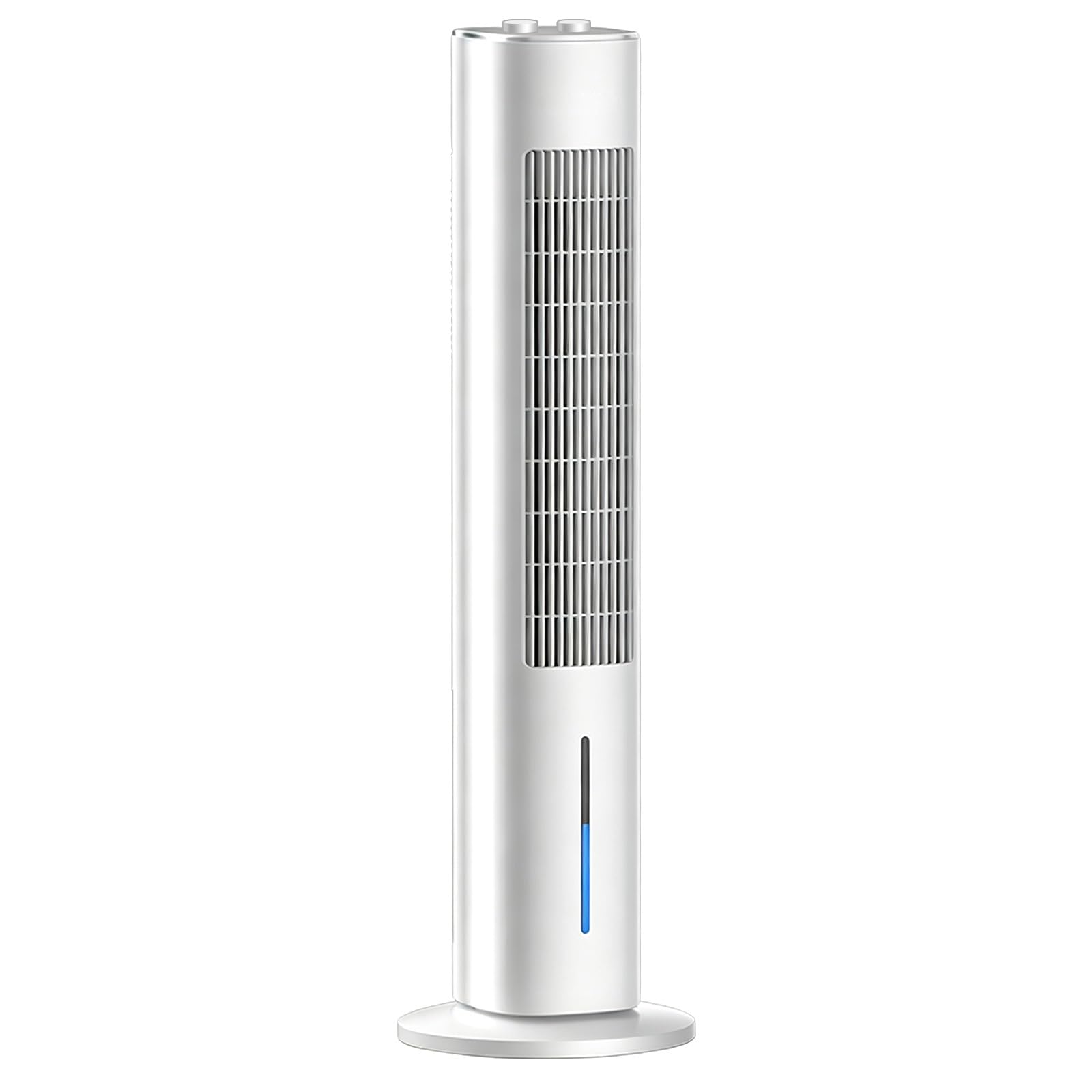 Wentylator Wieżowy Oscylacyjny Cichy do Sypialni, 60W, Oscylacja 70° | Wentylator Wieżowy Ogólny, 3 Prędkości, 220V, 60W, Wysokość 39in, Wylot Powietrza z Kratką, do Domu