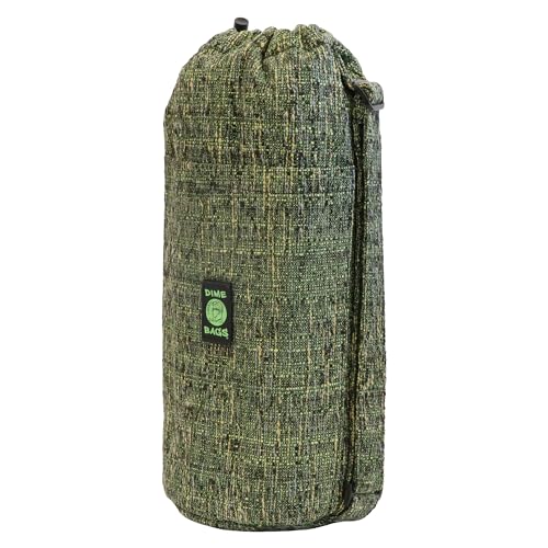 Dime Bags - Drawstring Tube, Padded Bag, 5 Compartments, w/Shoulder Strap, Convenient, Durable (Timber, 18")2