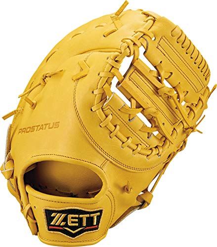 ゼット 硬式野球 ファーストミット プロステイタス 右投げ用 トゥルーイエロー 日本製 BPROFM430