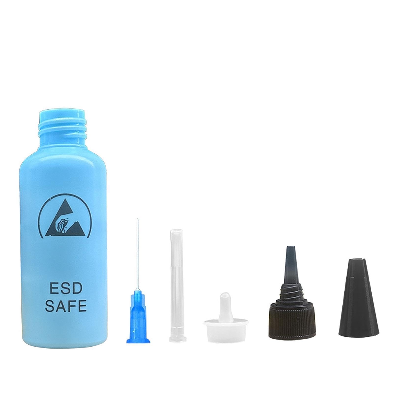 UJEAVETTE Liquid Flux Dispenser Kit Safe Leakproof Flux Dispensing Bottle Empty Bottle Blue-image-15