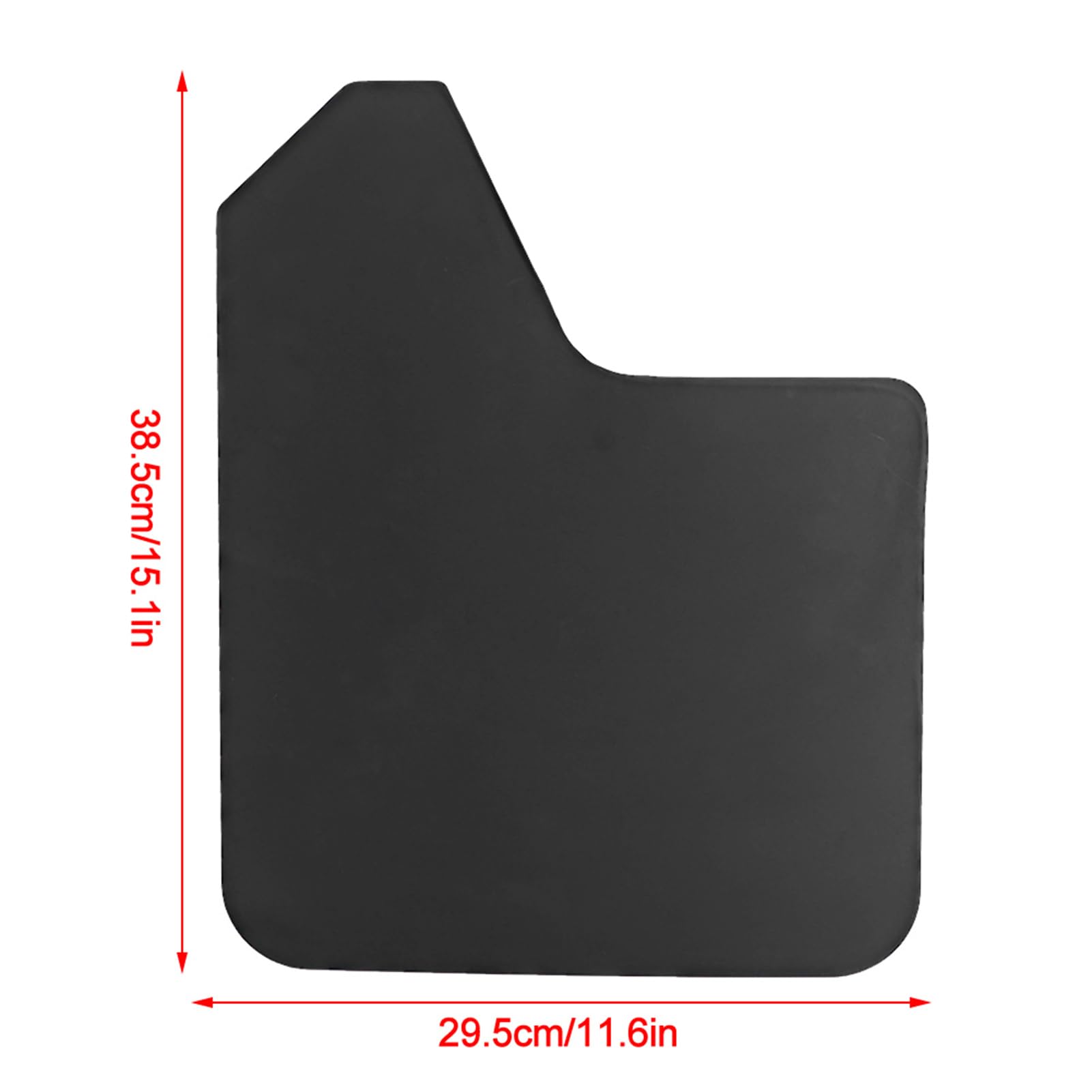 Parafanghi universali per auto - 4 pezzi parafanghi parafango, Focus, MF12-BAS BLK nero