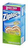 Ziploc Sandwich Bags, Bonus Pack 120 Bags