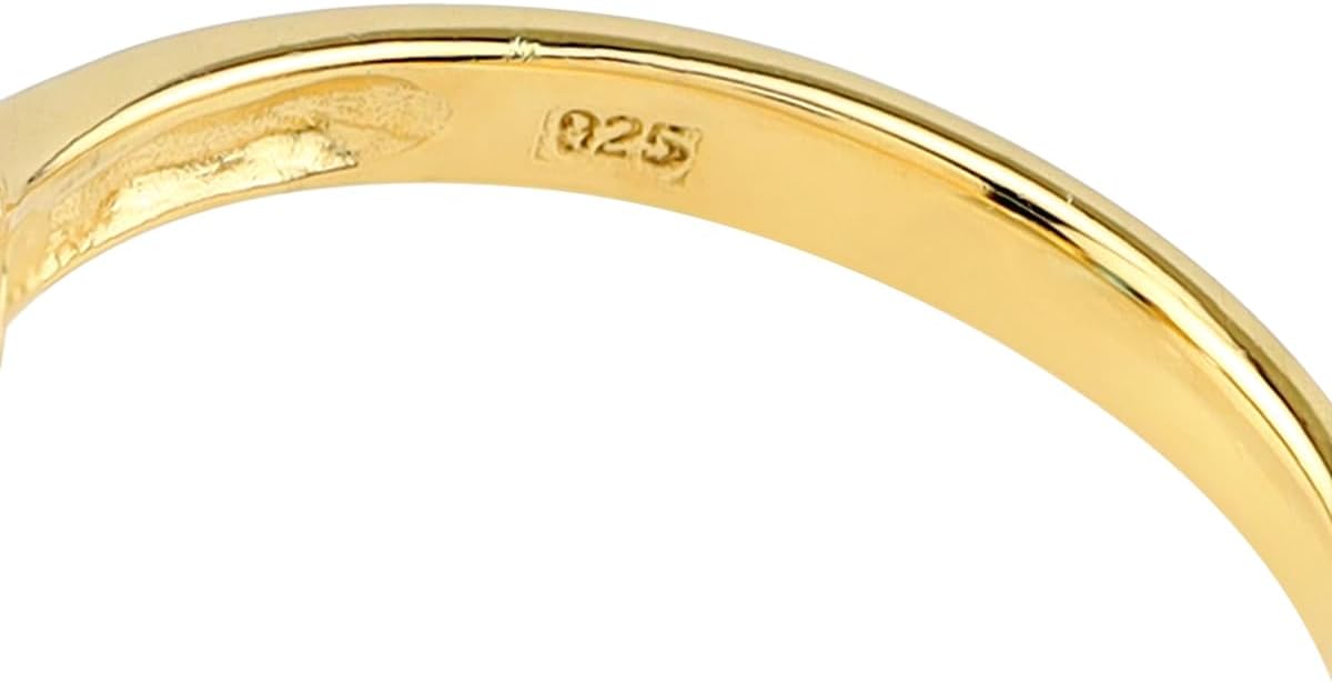 Silvershake Genuine Gemstones White Gold Plated 925 Sterling Silver Promise or Engagement Ring Jewelry for Women - Image 6