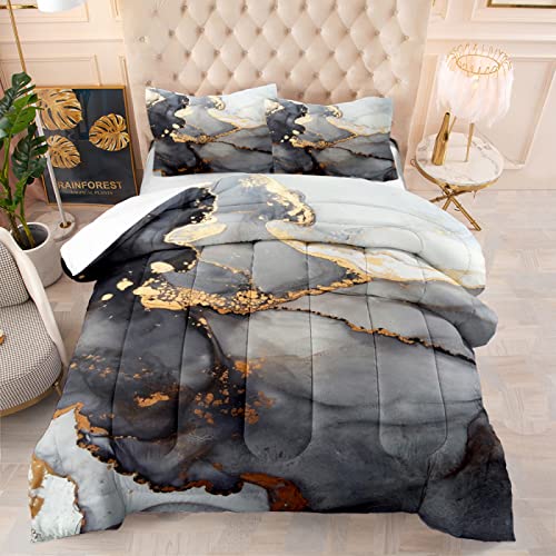 Funda Nordica Cama 150 Gris Negro Fundas Nordicas Cama 150 Microfibra Antialérgico Colchas Cama 150 Modernas Antiarrugas,1 con Cremallera Colcha Cama 150+2 Funda Almohada 50x75cm