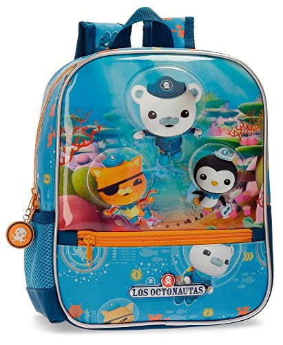 Los Octonautas Mochila Preescolar Multicolor 23x28x10 cms Microfibra con frontal en PVC