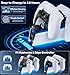 OIVO PS5 Controller Ladestation, PS5 Ladestation 2 Std Schnelllade mit EU-Netzteil für PlayStation 5 Ladestation, PS5 Ladestation Controller Zubehörsets für PlayStation 5 Wireless Controller, Weiß