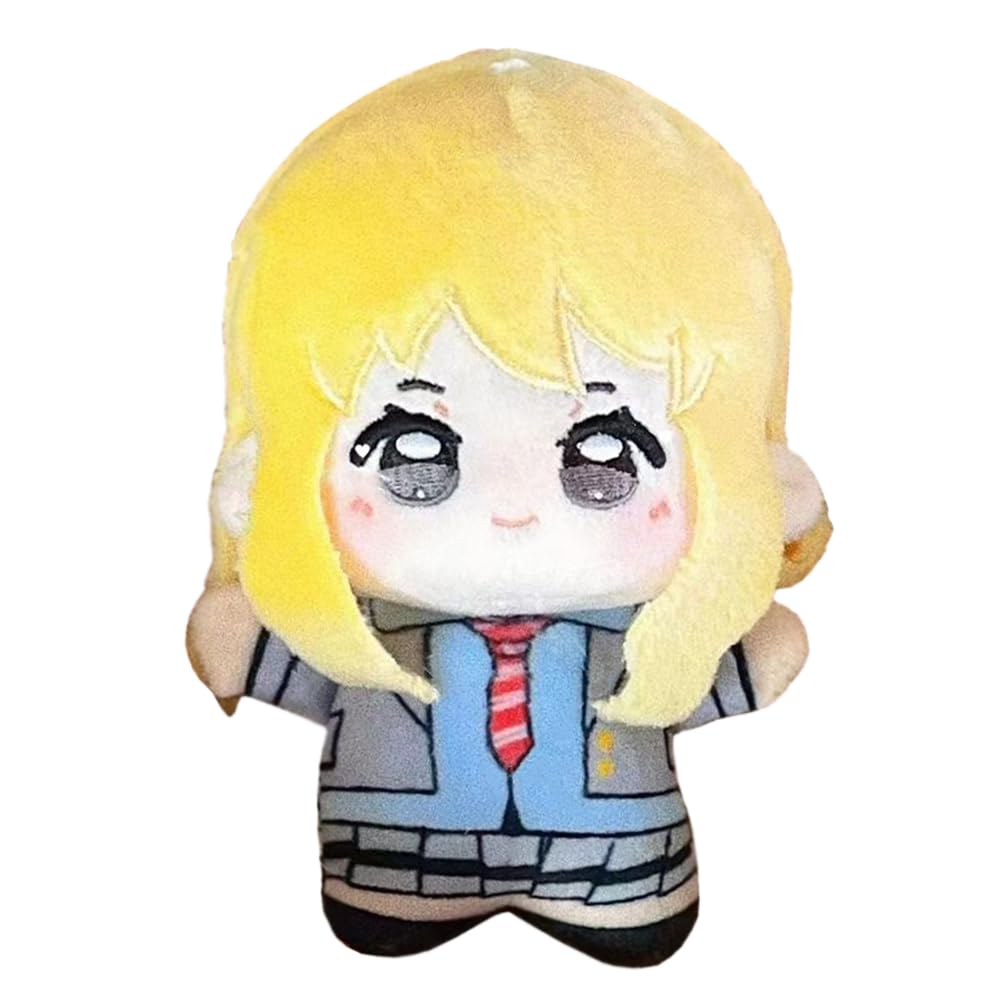 Miyazono Kaori - Figura de peluche de anime Arima Kousei de dibujos animados suave de polipropileno de peluche de algodón con colgante de almohada para mochila, accesorios, regalos, 2 unidades