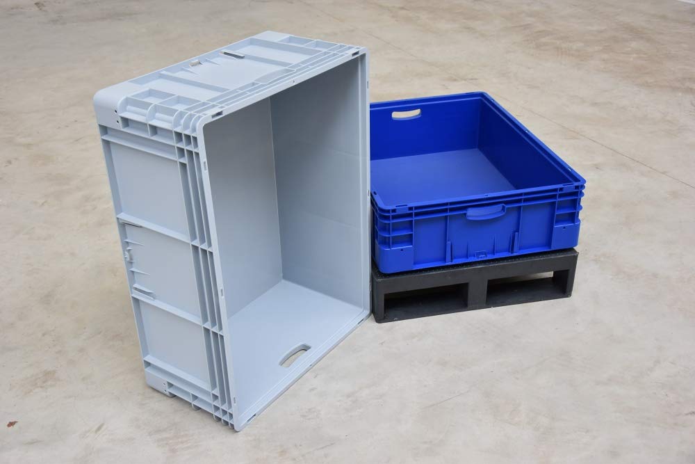 Stapelbehälter stark 800x600x320 mm | Eurobehälter | Stapelbox Farbe blau