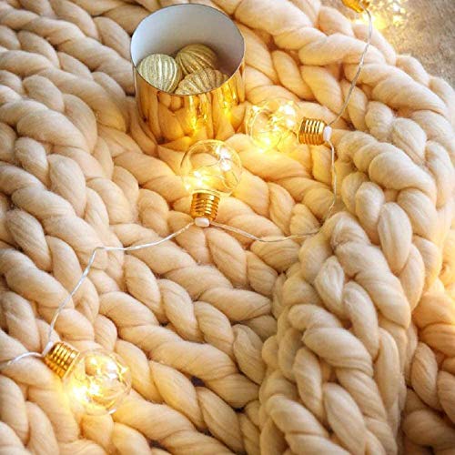 Coperta Lana Grossa, Coperta Maglia Intrecciata a