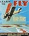 Learn To Fly Bi Wing Airplane Retro Vintage Tin Sign Tin Sign , 13x16