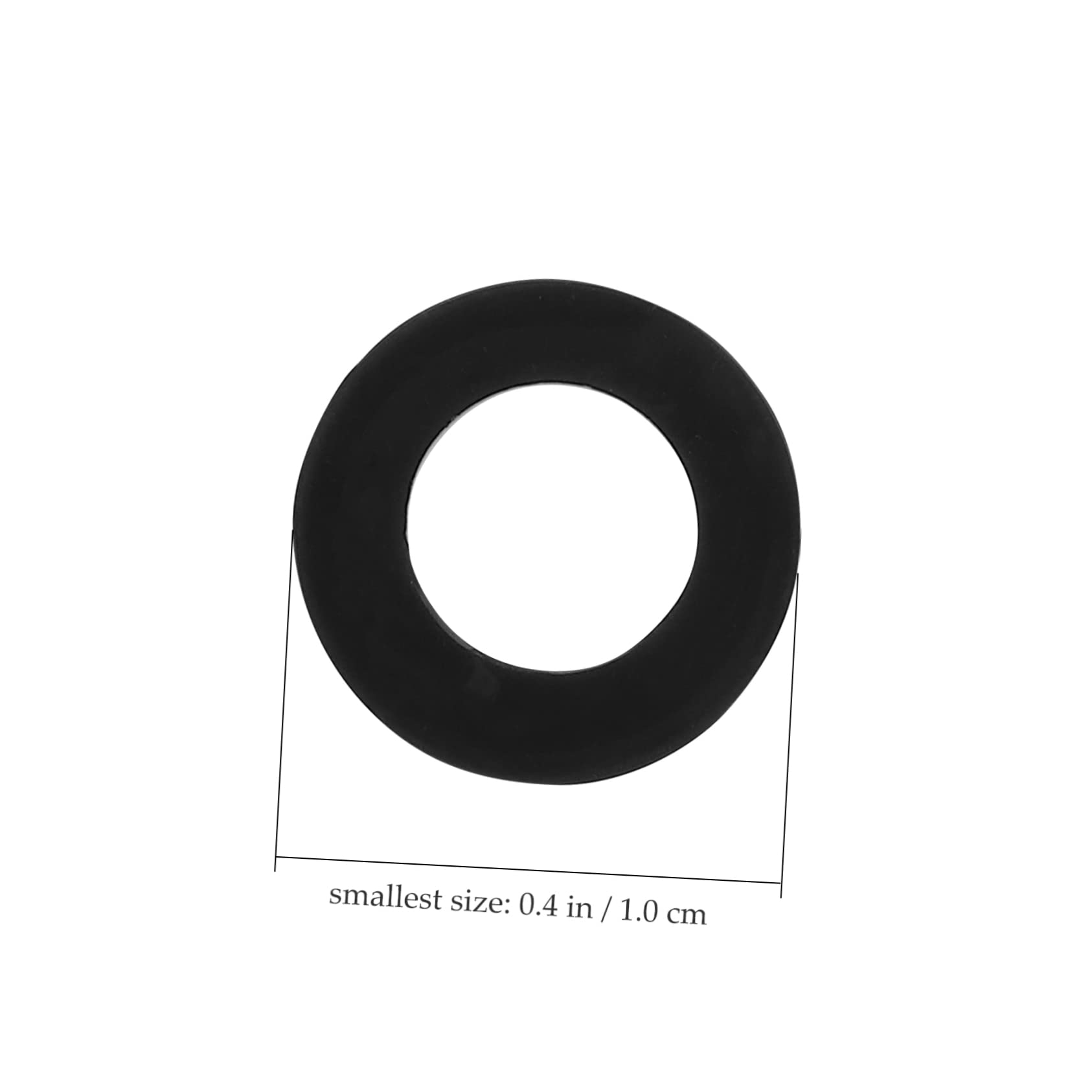 OSALADI Guarnizioni Rubinetto 215 Pezzi, Rondella di Tenuta in Plastica Nera, Assortimento Piatto e Smussato per Lavandino Bagno e Cucina, Riparazione Perdite