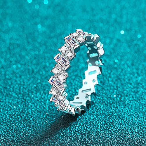 Bague moissanite 3ct argent 925 l'éclat éternel sans les compromis