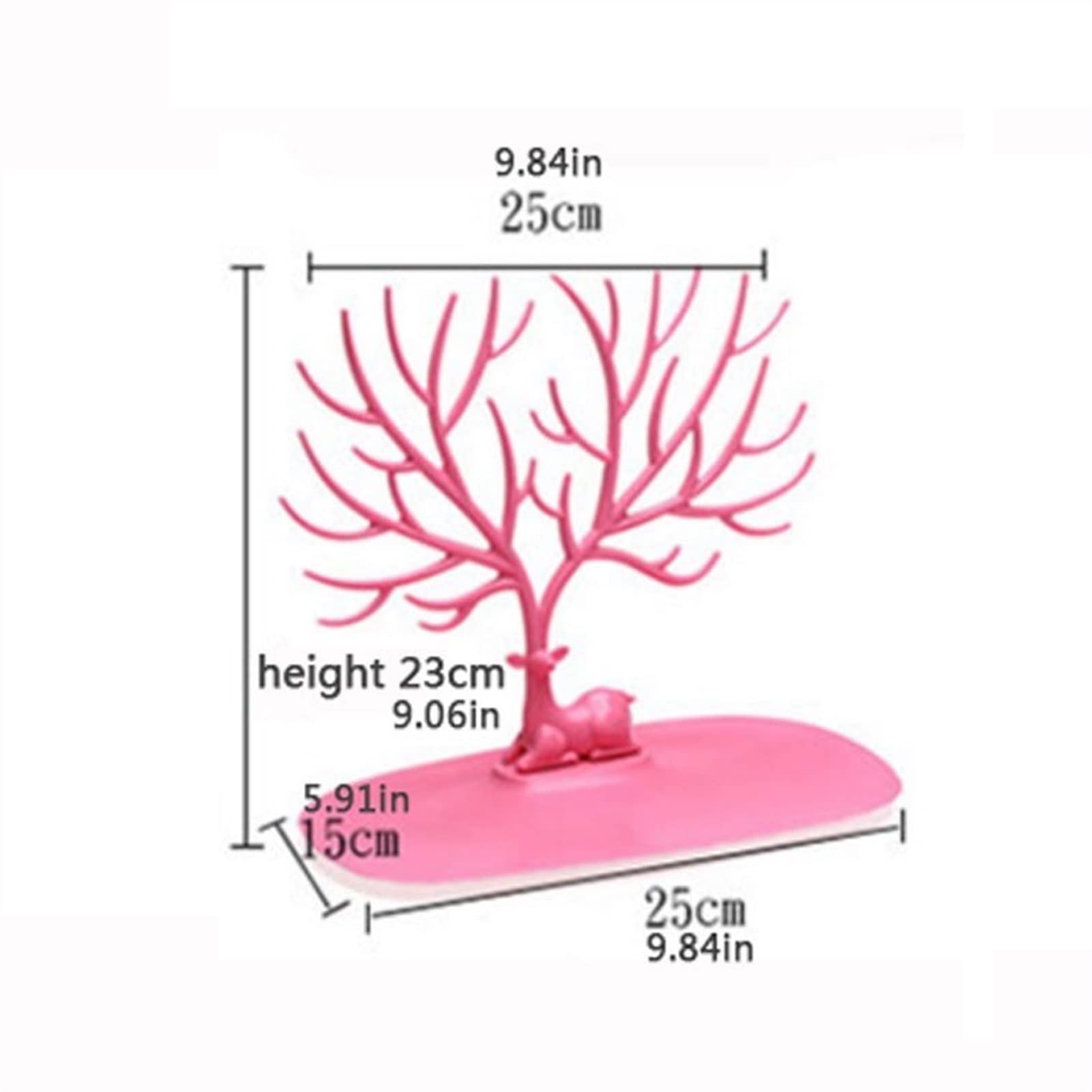 Brillenhalte Kreative Baumförmige hängende Sonnenbrille Gläser Display Stand Sonnenbrille Rack Aufbewahrungsfensterdekoration Brillenständer (Color : Schwarz)