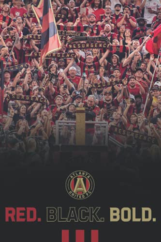Preisvergleich Produktbild Atlanta United Notebook: - 110 Pages, In Lines, 6 x 9 Inches