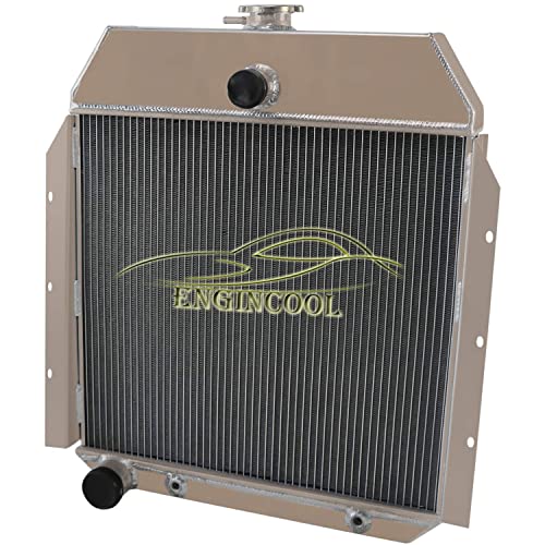 Engincool 4 Row Aluminum Radiator For 1941-1949 International Harvest Pickup Truck 3.6L L6 Gas 1942 43 Radiators #TOP2