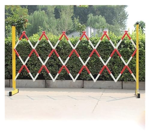 Clôture de circulation rétractable et extensible barrière légère mobile 4m - 4