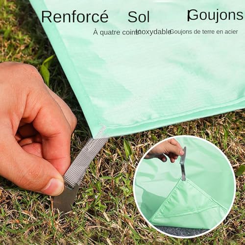 Couverture de pique-nique extérieur imperméable et nappe coussin légère