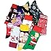 HSELL Funny Mens Christmas Patterned Dress Socks Crazy Design Cotton Fun Socks Novelty Gifts for Men (12 Pairs - Mens Christmas Assorted)