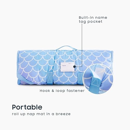 Miniatura 4 de Wake In Cloud - Tapete para siesta de cuna con almohada y manta, para niños pequeños y niñas en guardería, jardín de infantes, preescolar preescolar