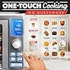 Gourmia Air Fryer French Door Toaster Oven - 6-Slice Capacity, LED Display with 14 Cooking Presets, Stainless Steel