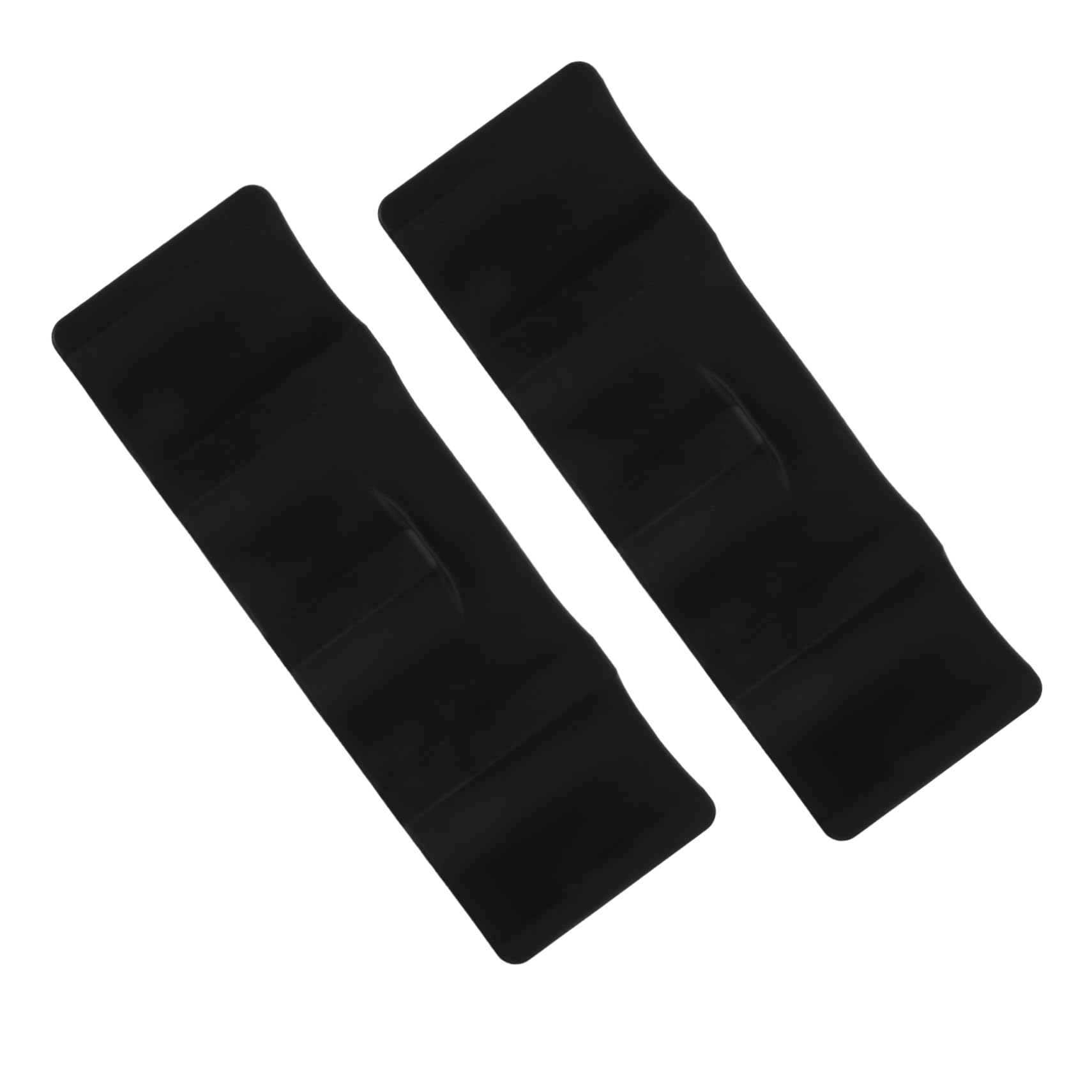 GRIRIW Beverage Storage Cushion 2pcs Silicone Mat Stackable Wine Rack Fridge Can Organizer Random Color