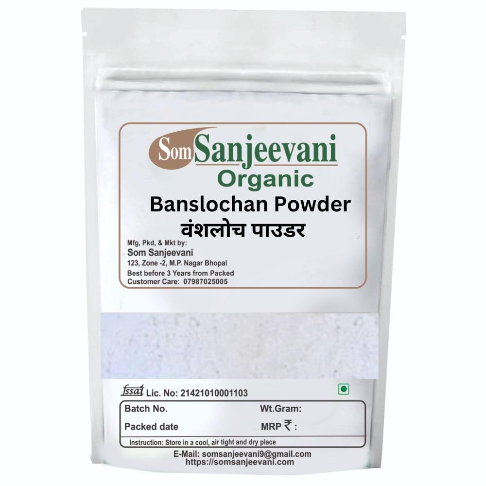 Buy Natural Organic Herbal Banslochan Powder/Tabashir 200 g (Pack of 1