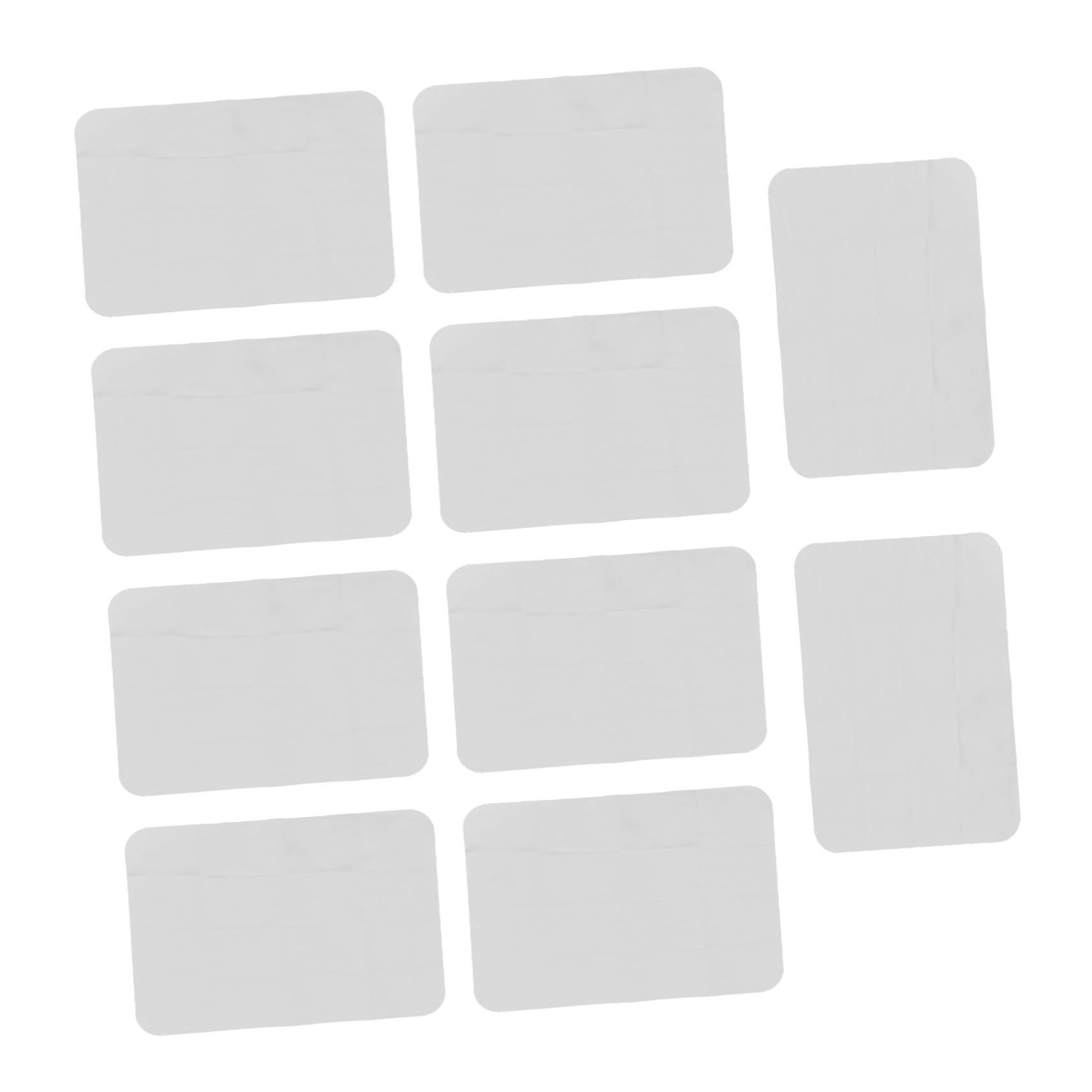 Unomor 10pcs Heat Resistant Ironing Pad Scalding Protective Pressing Cloth Mat for Steam Irons and Ironing Machines Versatile for Home and Travel