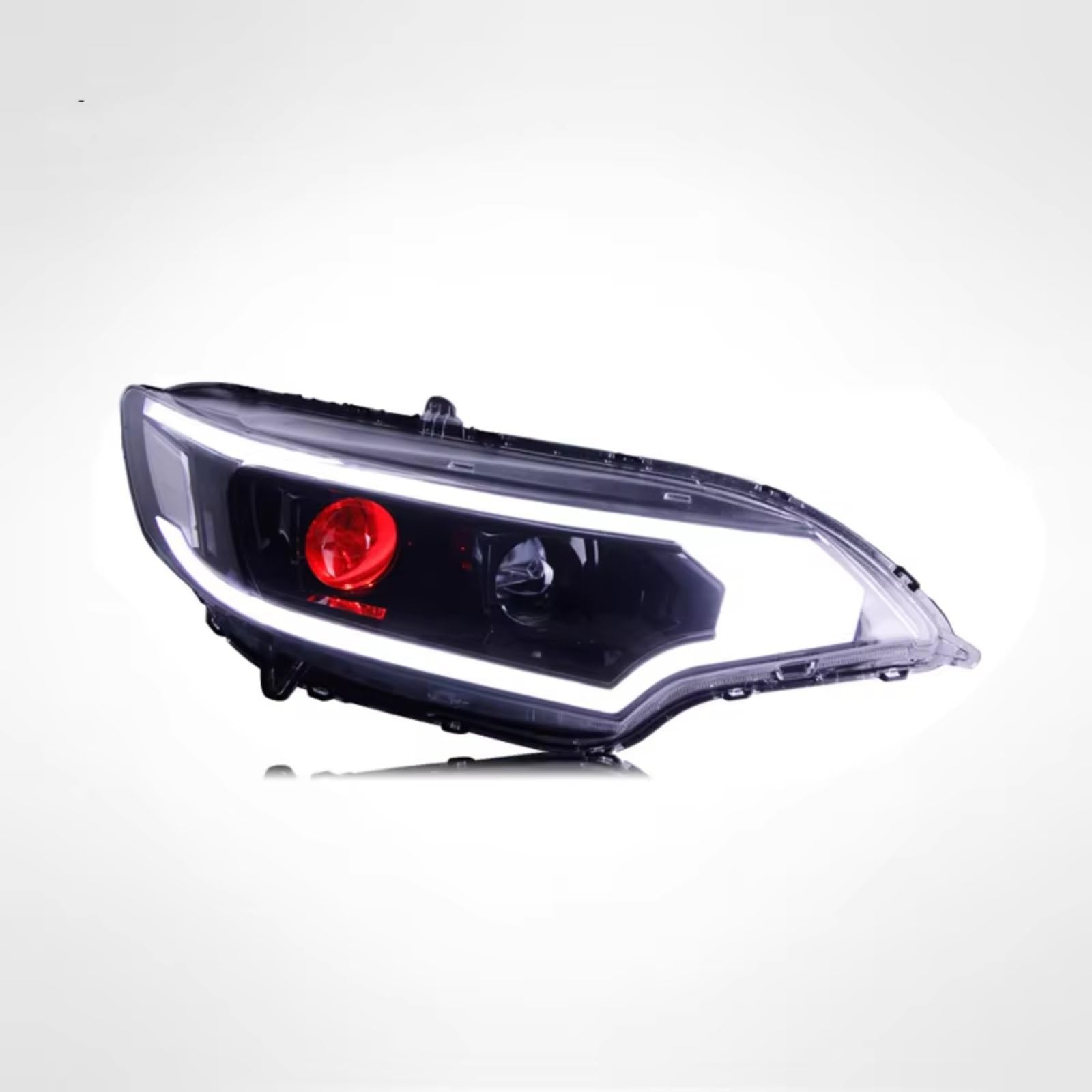Faro Delantero Compatible Con Fit 2014 2015 2016 2017 2018 2019 2020 Conjuntos Faros Antiniebla DRL Luz Freno Intermitente Reparación Componentes Automóviles