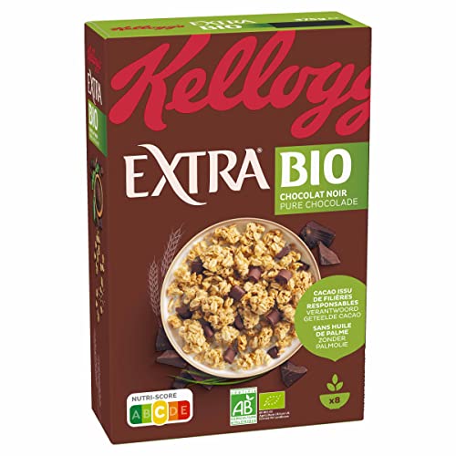 Céréales Extra BIO Kellogg's Chocolat Noir - 375g Cover