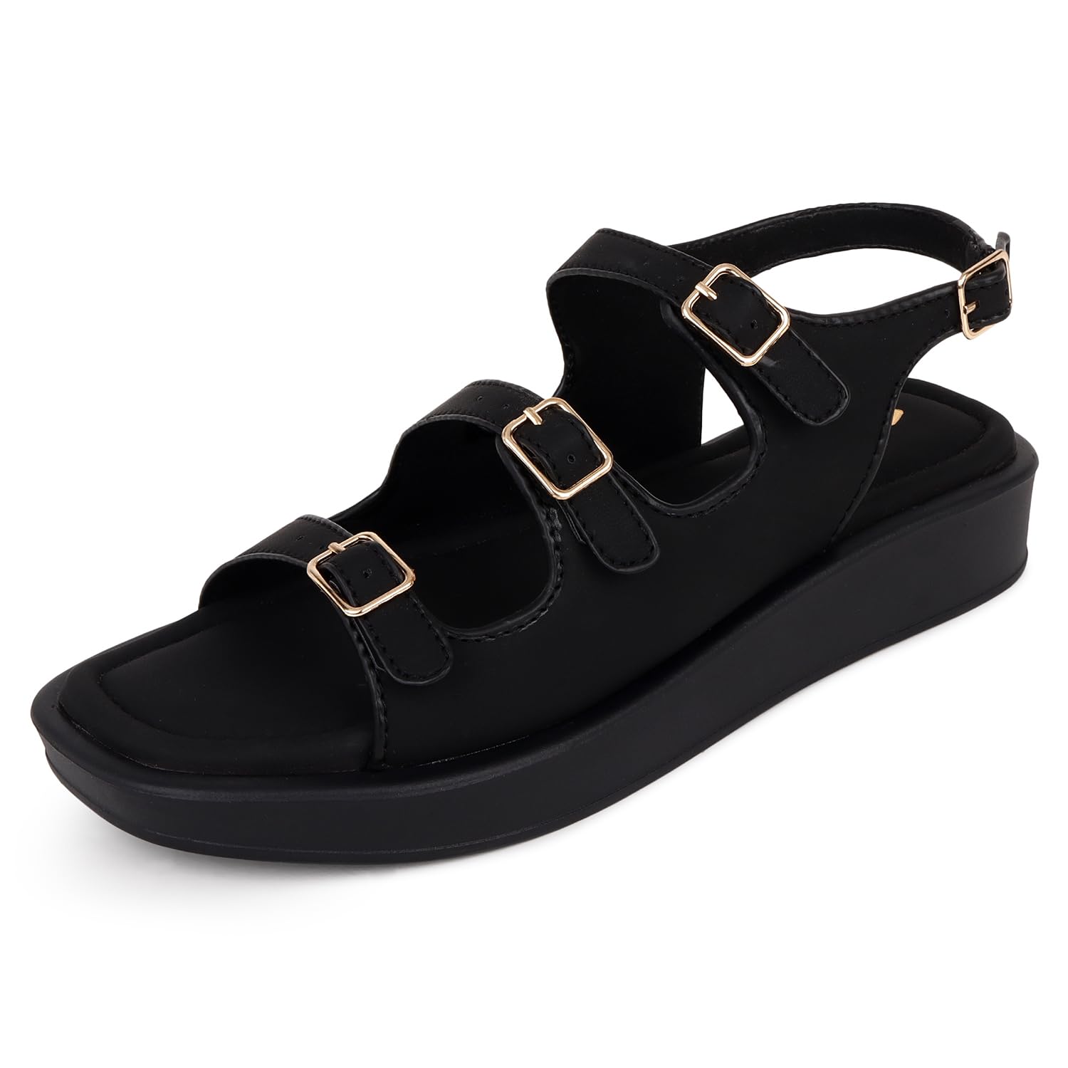 trase Strap Trend Comfortable Flat Sandals For Women - Women Footwear Stylish And Adjustable Double Strap Sandals For Daily Use-picture-43