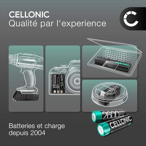 CELLONIC 8X Batterie Compatible avec Siemens Gigaset A116, A170, A220, A270 – vue 7