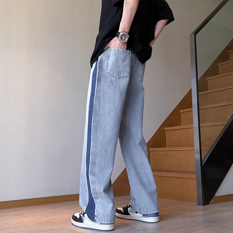 Men's Jeans American Vintage Summer Thin Straight Loose Casual Long Pants2