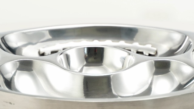 n*u様 spicygem 新作 studs bowl tiny chipped Amazon.com | Football Tailgate Superbowl Serving Bowl Silver