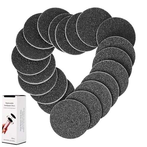 60PCS Replaceable Sandpaper Refill Discs for Electric Foot File Callus Remover, 180 Grit - Image 8