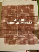 Finite Mathematics Custom Edition for Troy University MTH 1110 (Access Code Included) 1256792519 Book Cover