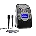 Produktbild AUNA ScreenStar - Karaokemaschine, Karaoke Player, Karaoke Anlage, CD-Player, Spielt Karaoke-CDs, 3 x Karaoke-CD, 2 x Mikrofon, USB-Port, schwarz