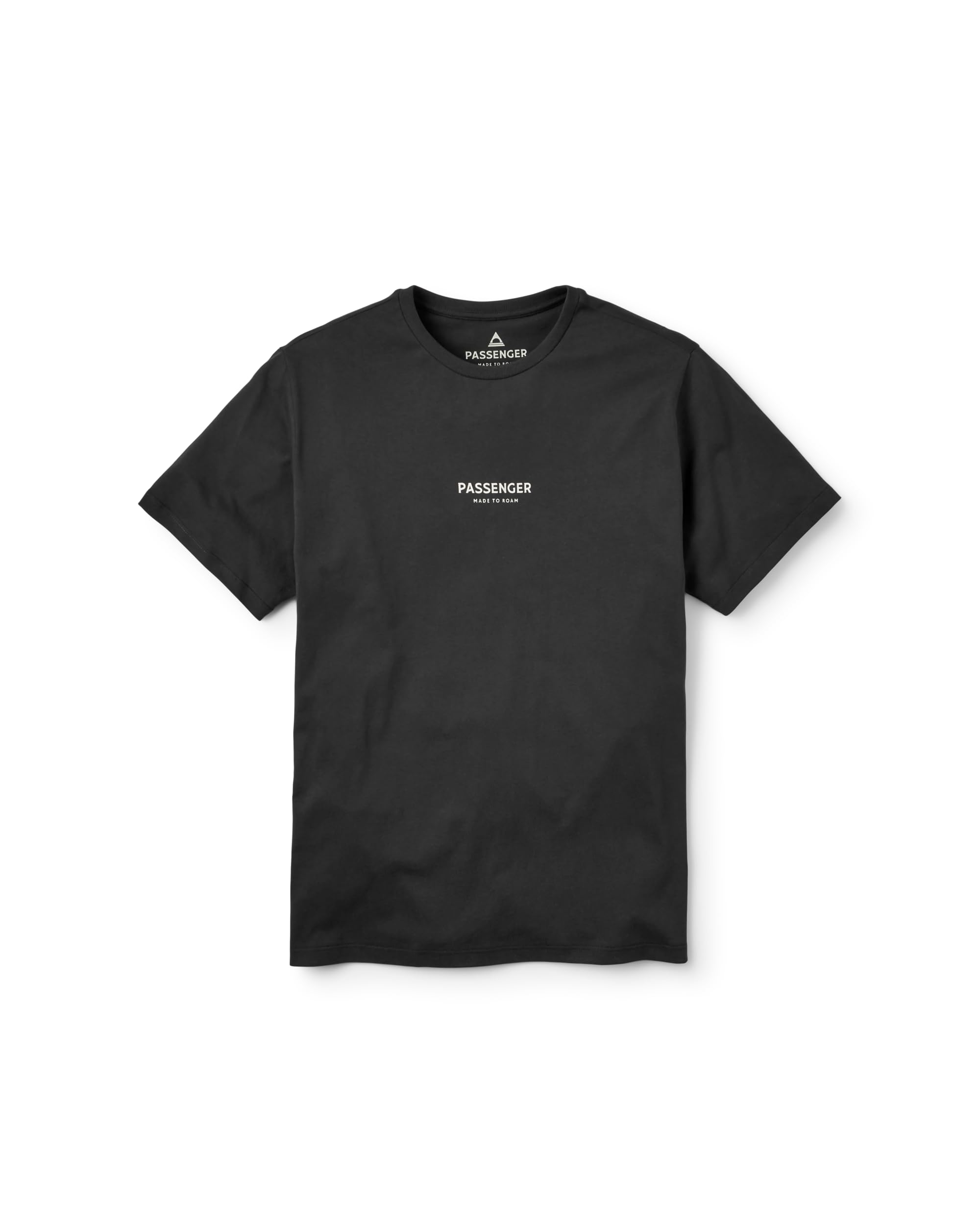 Passenger Men's Recycled Cotton T-Shirt (UK, Alpha, 3XL, Regular, Regular, Black)