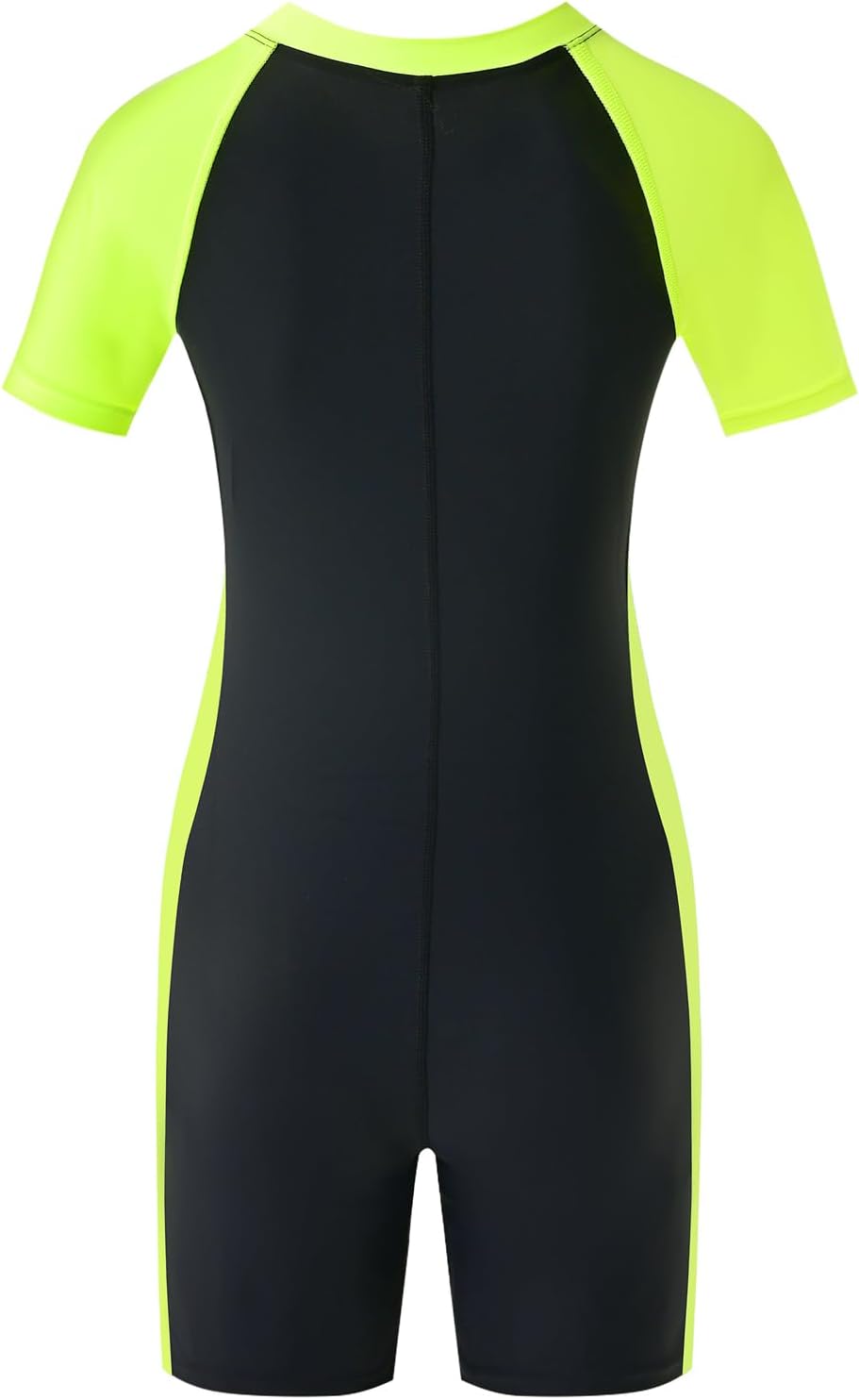 karrack Girls and Boys One Piece Rash Guard Swimsuit Kid Water Sport Short Swimsuit UPF 50+ Sun Protection Bathing Suits - Image 2