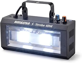 40W LED Strobe Light, Portable White LED Stage Flashing Light