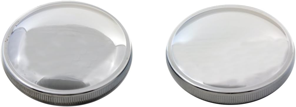 V-Twin 38-0315 - Stock Style Gas Cap Set Vented and Non-Vented Chrome