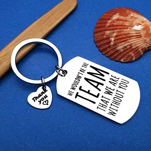 12Pcs Boss Leader Keychain Thank You Gifts for Coach Team