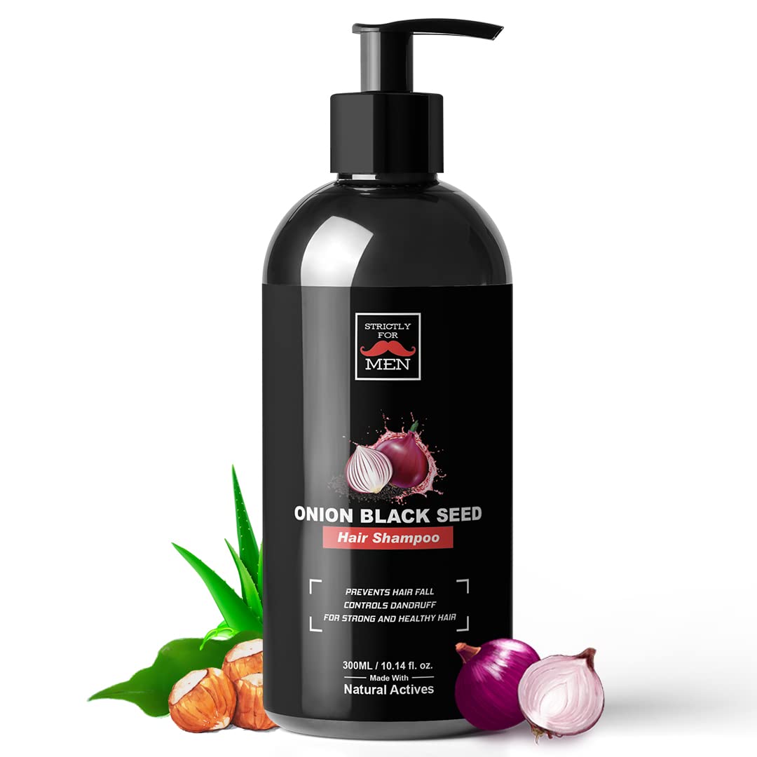 Strictly For Men Onion Black Seed Shampoo - 300 ml