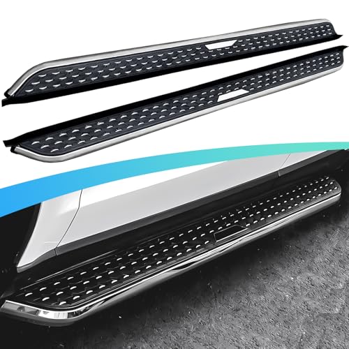 2Pcs Running Boards fits for Hyundai Santa Fe Sport 2013-2018 Side Step Nerf Bars with Brackets