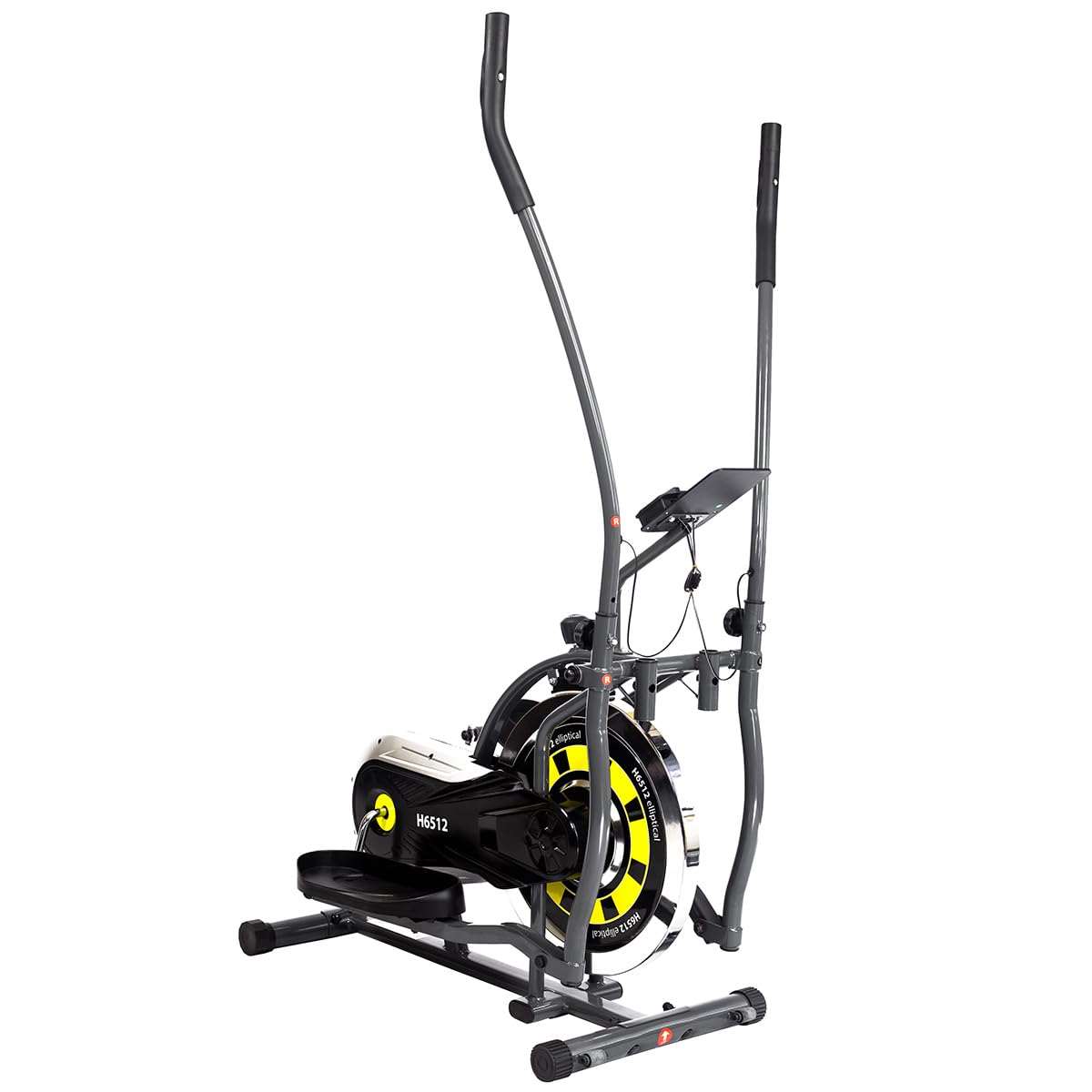 HMS Elittica Crosstrainer Cyclette con volano Anteriore, Computer, Sforzo Regolabile
