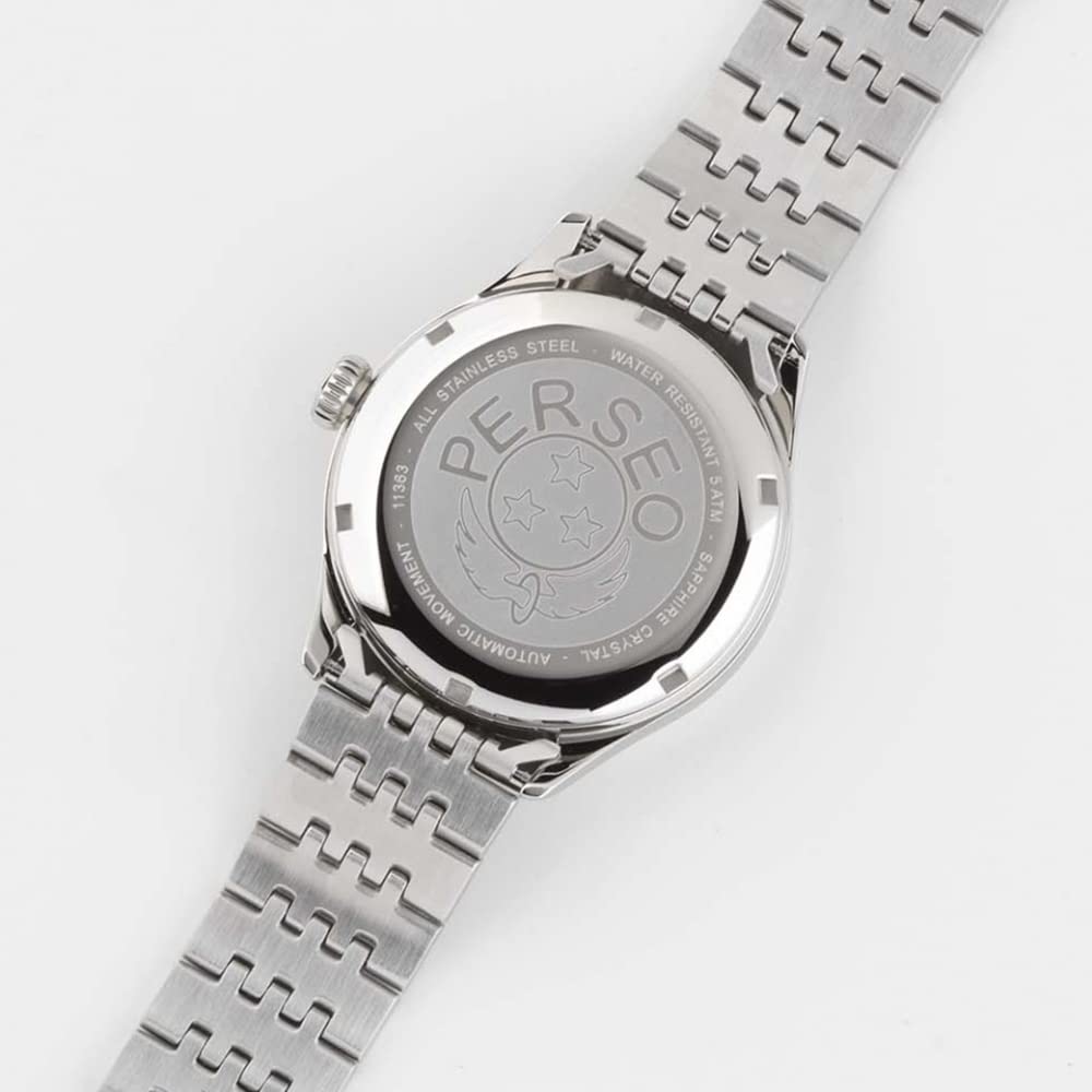 Perseo Orologio uomo Ruota Alata automatico in acciaio 39 mm