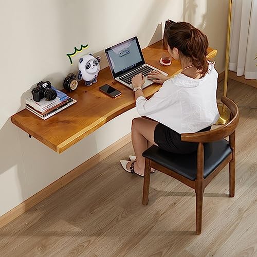 Bureau mural pliable gain de place avec table rabattable 100 x 45 cm - 3