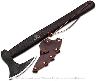 VIKING HOUSE | Viking Axe,Hatchet,Throwing Axes,Hand Axe,Gifts for him,Wood Working Tool,Viking Gifts for Men,Camping Hatchet,Tomahawk,Bearded Axe