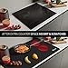 FLASLD Fireproof and Waterproof Stove Covers, Electric Stove Mat, Glass Top Protector - Ceramic Glass Cooktop - Flat Top Oven - Black-2024 inch