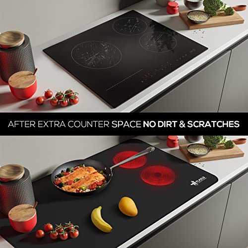 Ceranfeld Schutzplatte Hitzebeständig - Bruchsicherer Glasabdeckung Für Induktionsherd