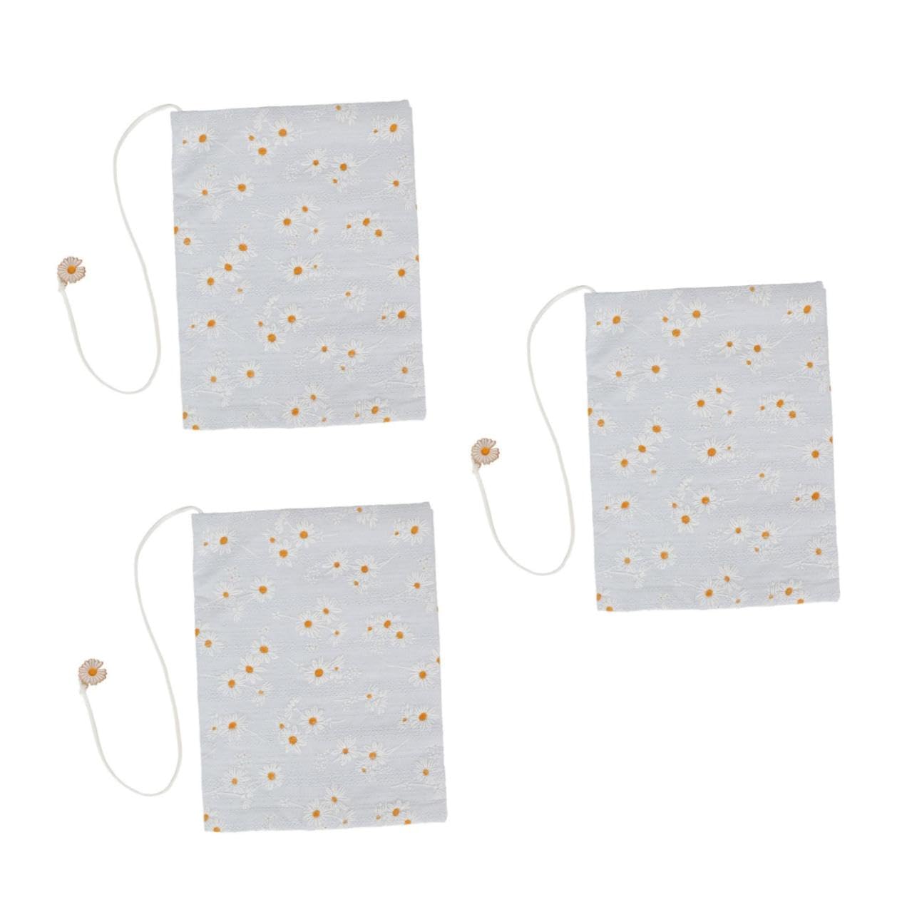 DOITOOL 3 Piezas Libro Decorativa de Tela Lavable Desgaste Cuadernos Protector de Libros y Resistente Escolar y Personal